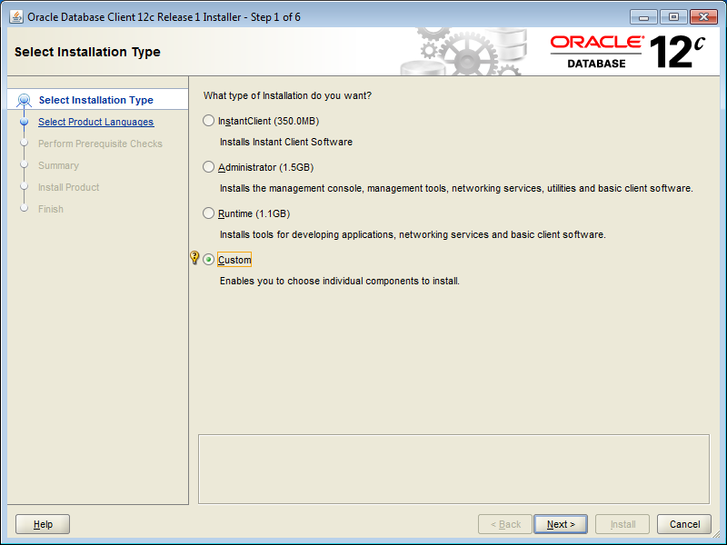 Oracle Client 12C (32 bit) Installation on Windows 7 (64 bit)