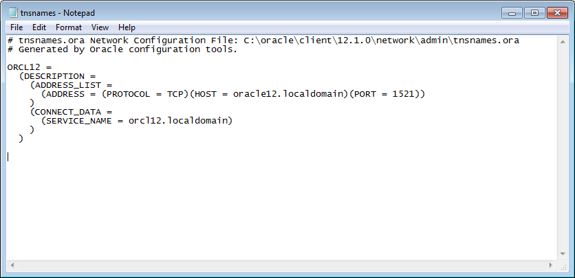 Oracle Client 12C (32 bit) Installation on Windows 7 (64 bit)