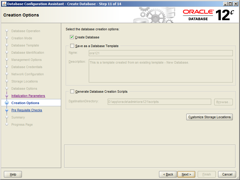 Oracle 12 relese 1 installation on Windows