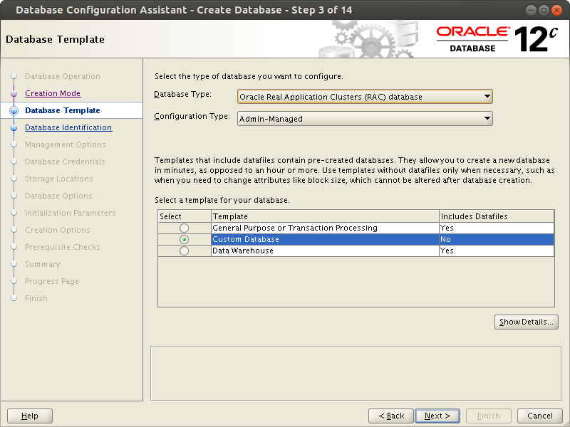 Oracle RAC installation Shared File System