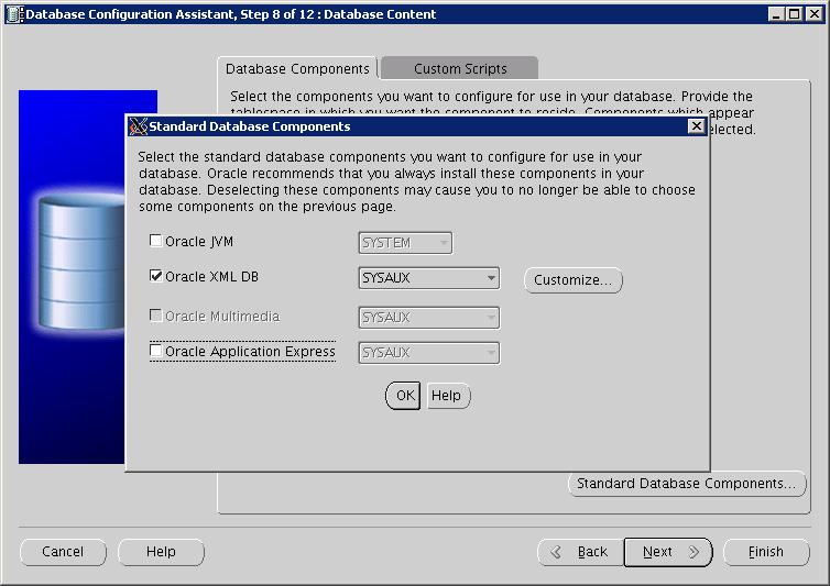 Oracle Instance creation