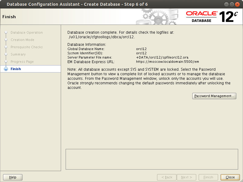 oracle database software installation